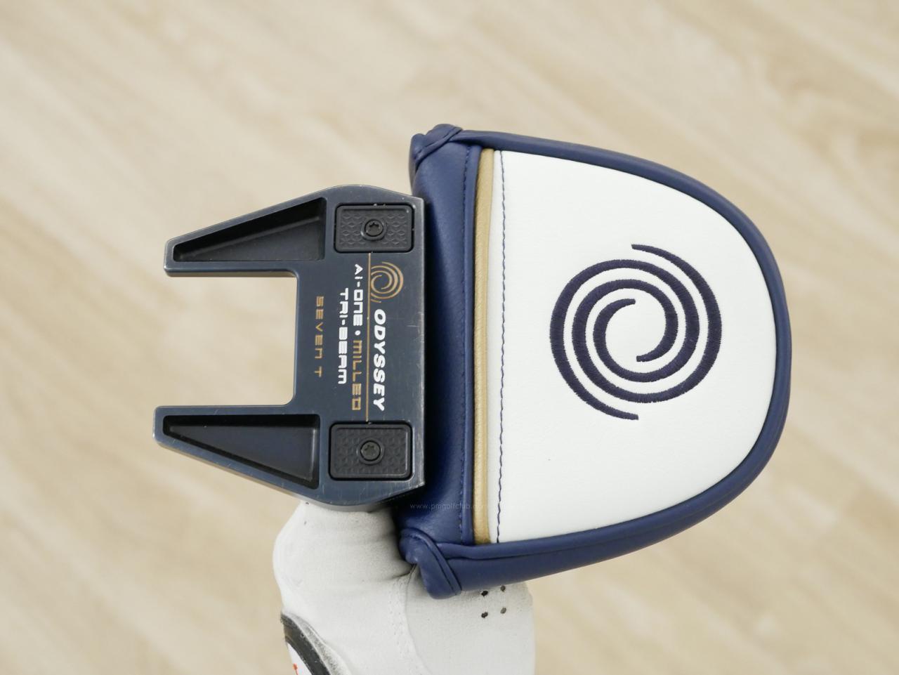 Putter : All : พัตเตอร์ Odyssey Ai-ONE Milled TRI-BEAM SEVEN T (รุ่นท็อป ล่าสุด ออกปี 2024) ก้าน Stroke LAB 90 ยาว 34 นิ้ว