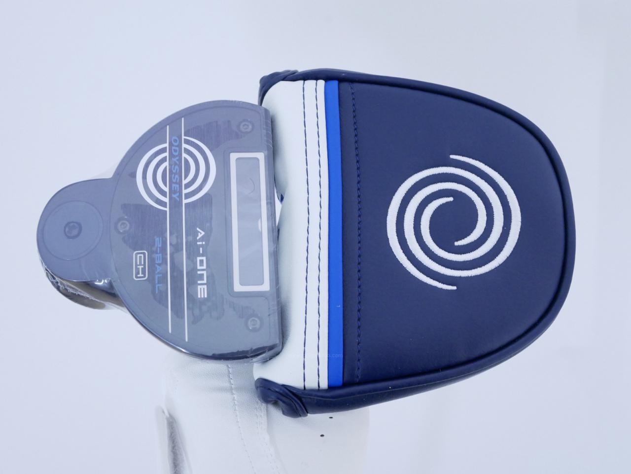 Putter : All : **ของใหม่ ยังไม่แกะพลาสติก** พัตเตอร์ Odyssey Ai-ONE 2-Ball CH (รุ่นล่าสุด ออกปี 2024) ก้าน Stroke LAB 90 ยาว 34 นิ้ว