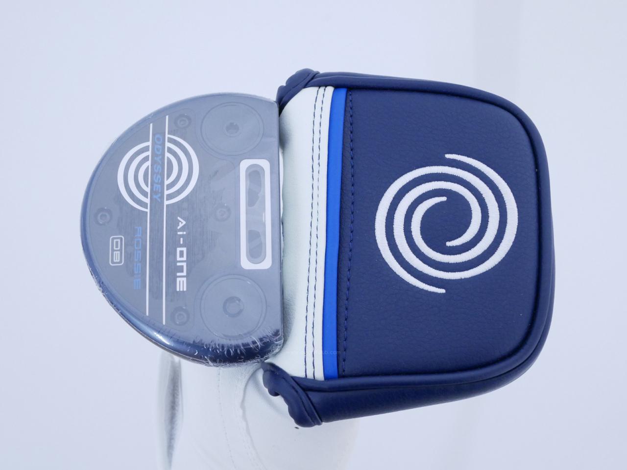 Putter : All : **ของใหม่ ยังไม่แกะพลาสติก** พัตเตอร์ Odyssey Ai-ONE Rossie DB (รุ่นล่าสุด ออกปี 2024) ก้าน Stroke LAB 90 ยาว 34 นิ้ว