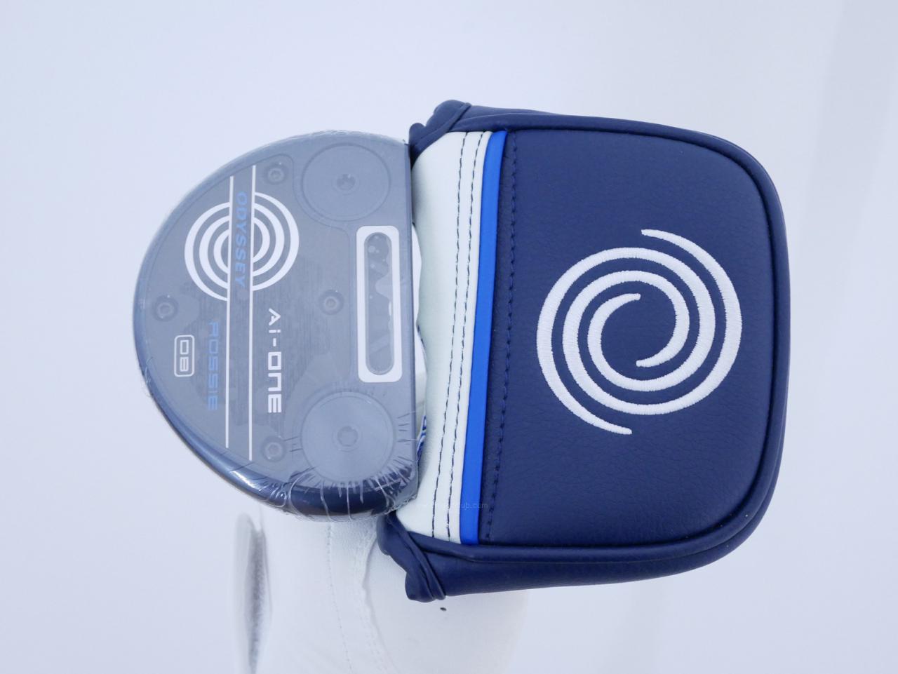 Putter : All : **ของใหม่ ยังไม่แกะพลาสติก** พัตเตอร์ Odyssey Ai-ONE Rossie DB (รุ่นล่าสุด ออกปี 2024) ก้าน Stroke LAB 90 ยาว 33 นิ้ว