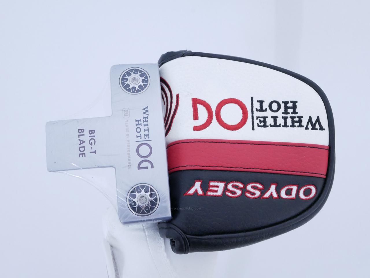 Putter : All : **ของใหม่ ยังไม่แกะพลาสติก** พัตเตอร์ Odyssey White Hot OG BIG-T BLADE ก้าน Stroke LAB ยาว 33 นิ้ว
