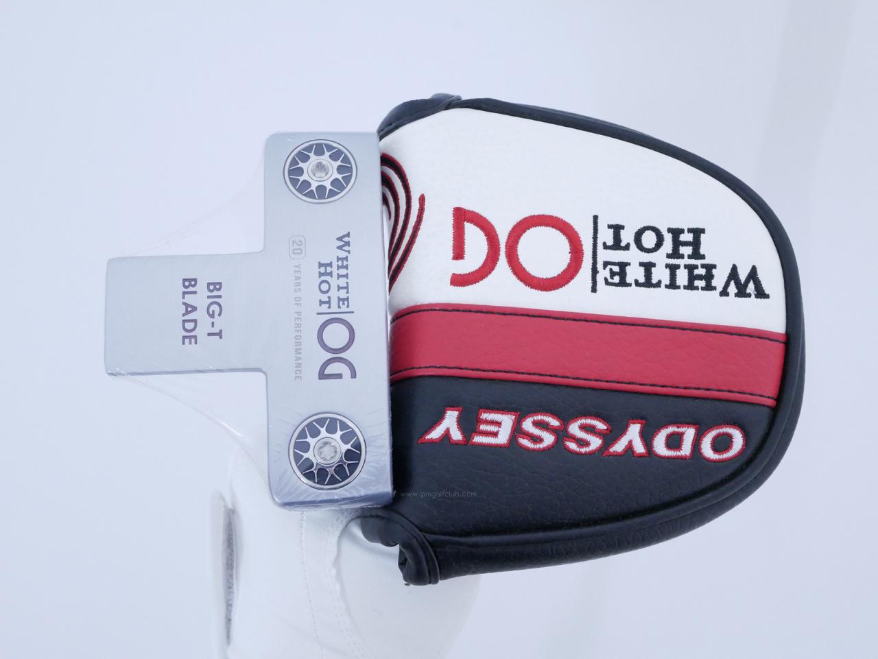 Putter : All : **ของใหม่ ยังไม่แกะพลาสติก** พัตเตอร์ Odyssey White Hot OG BIG-T BLADE ยาว 34 นิ้ว