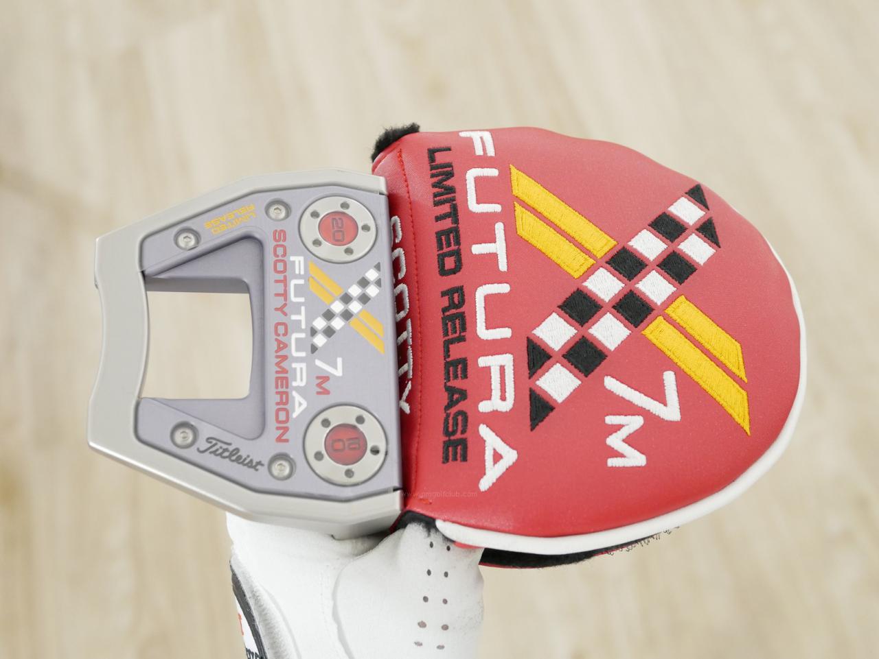 Putter : All : พัตเตอร์ Scotty Cameron FUTURA X7M Mallet (Limited หายากมาก) ยาว 34 นิ้ว