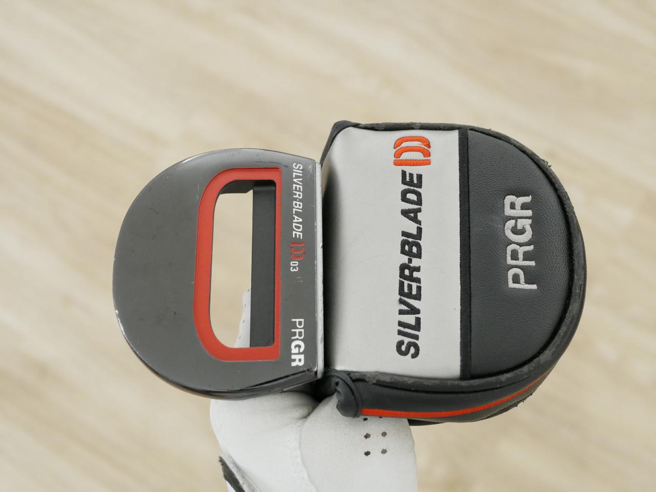 Putter : All : พัตเตอร์ PRGR Silver-Blade DD 03 (Mallet) ยาว 34 นิ้ว