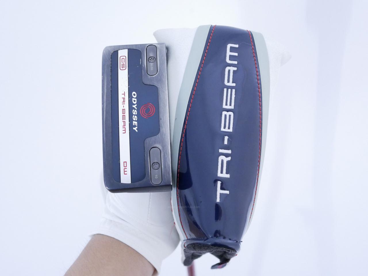 Putter : All : พัตเตอร์ Odyssey Tri-Beam DOUBLE WIDE CS (ออกปี 2023) ก้าน Stroke LAB 70 ยาว 33 นิ้ว