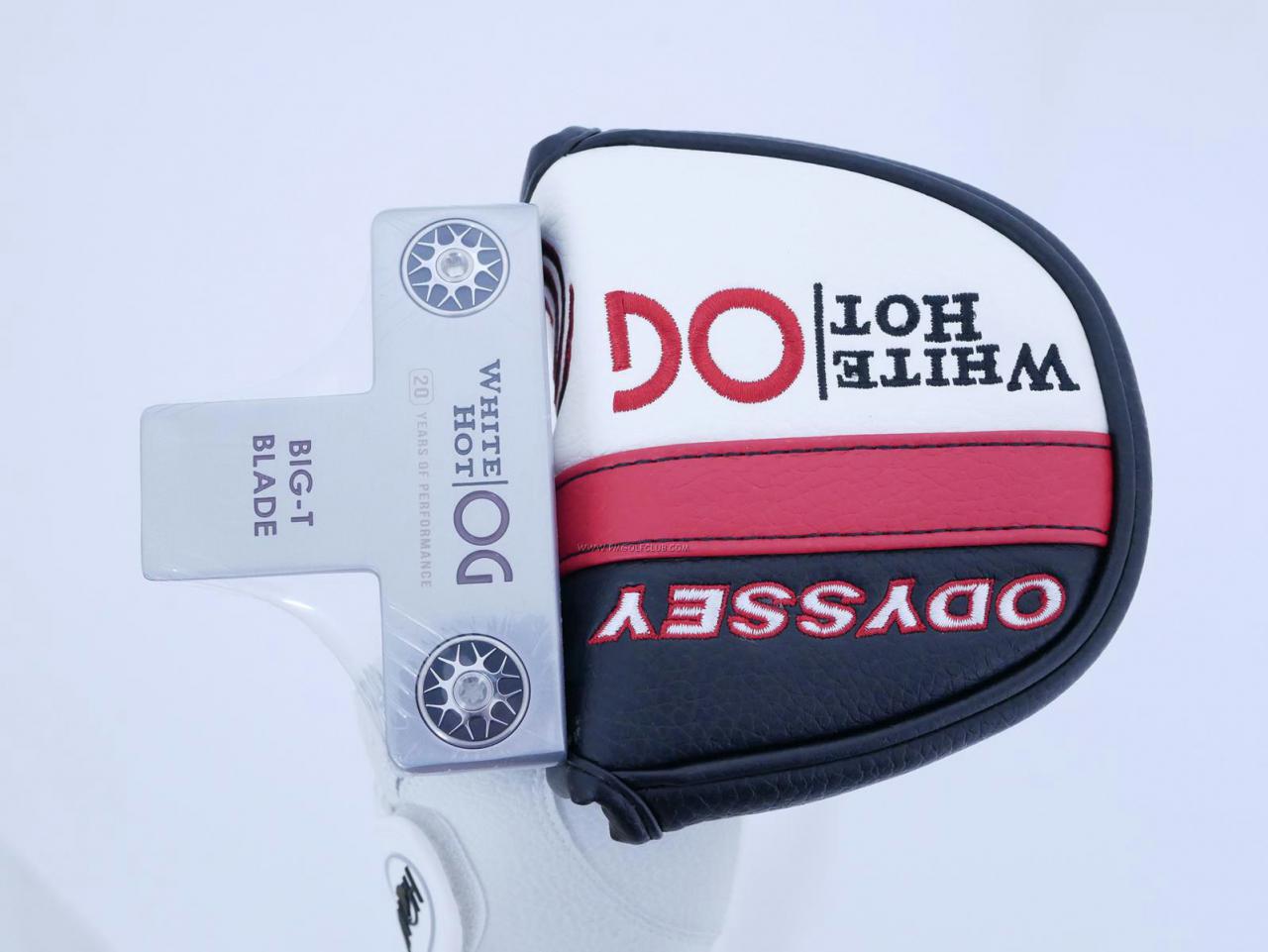 Putter : All : **ของใหม่ ยังไม่แกะพลาสติก** พัตเตอร์ Odyssey White Hot OG BIG-T BLADE ยาว 33 นิ้ว