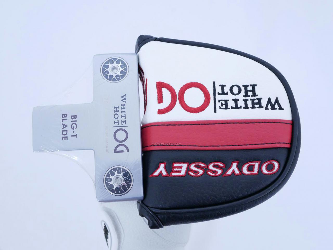 Putter : All : **ของใหม่ ยังไม่แกะพลาสติก** พัตเตอร์ Odyssey White Hot OG BIG-T BLADE ก้าน Stroke LAB ยาว 34 นิ้ว