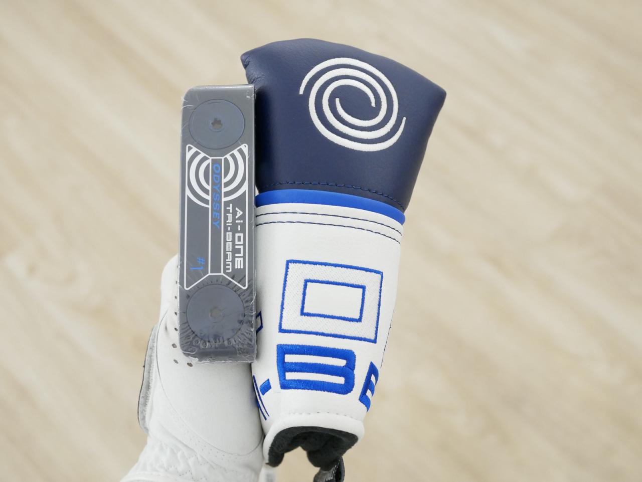 Putter : All : **ของใหม่ ยังไม่แกะพลาสติก** พัตเตอร์ Odyssey Ai-ONE TRI-BEAM #1 (ออกปี 2024) ก้าน Stroke LAB 90 ยาว 34 นิ้ว