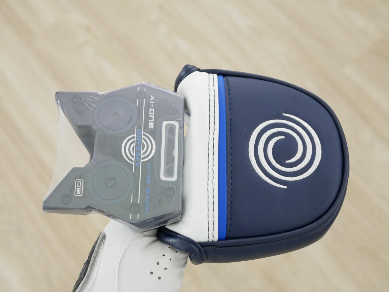 Putter : All : **ของใหม่ ยังไม่แกะพลาสติก** พัตเตอร์ Odyssey Ai-ONE Wing Back DB (ออกปี 2024) ก้าน Stroke LAB 90 ยาว 34 นิ้ว