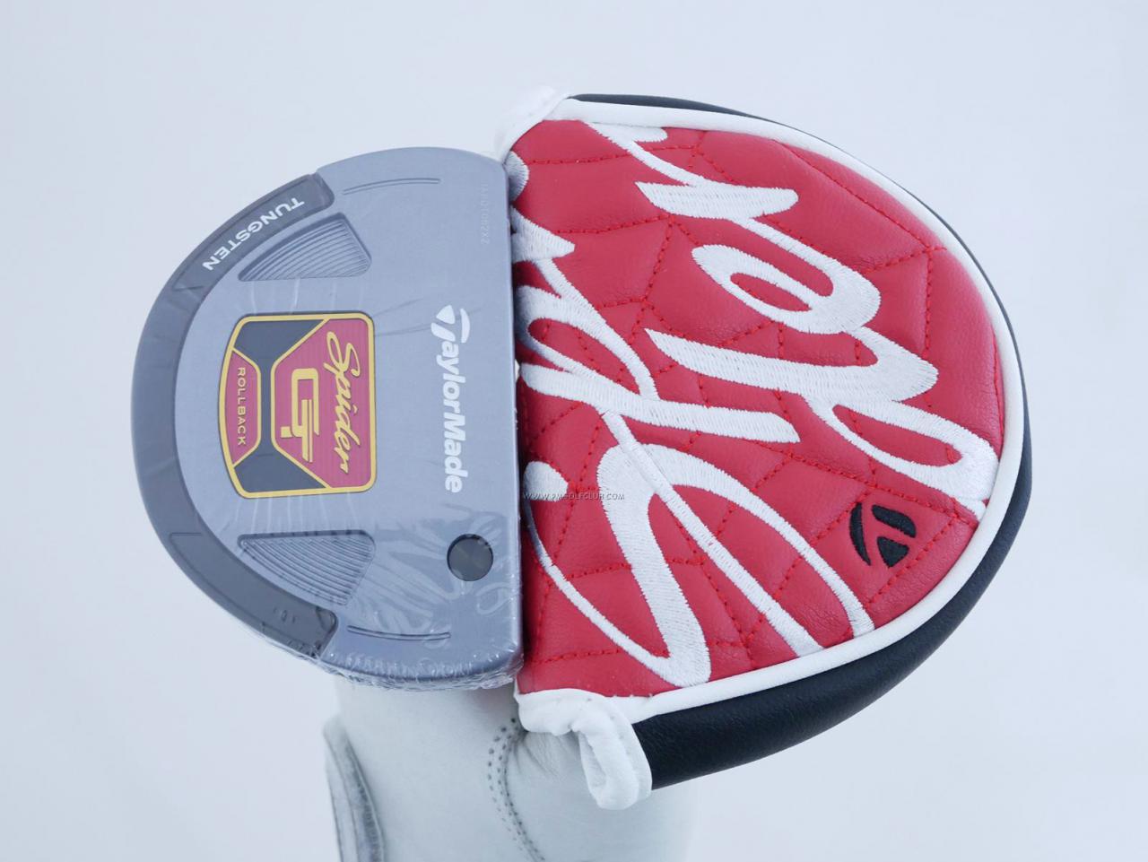 Putter : All : **ของใหม่ ยังไม่แกะพลาสติก** พัตเตอร์ Taylormade Spider GT Rollback (รุ่นล่าสุด ปี 2022) ยาว 34 นิ้ว