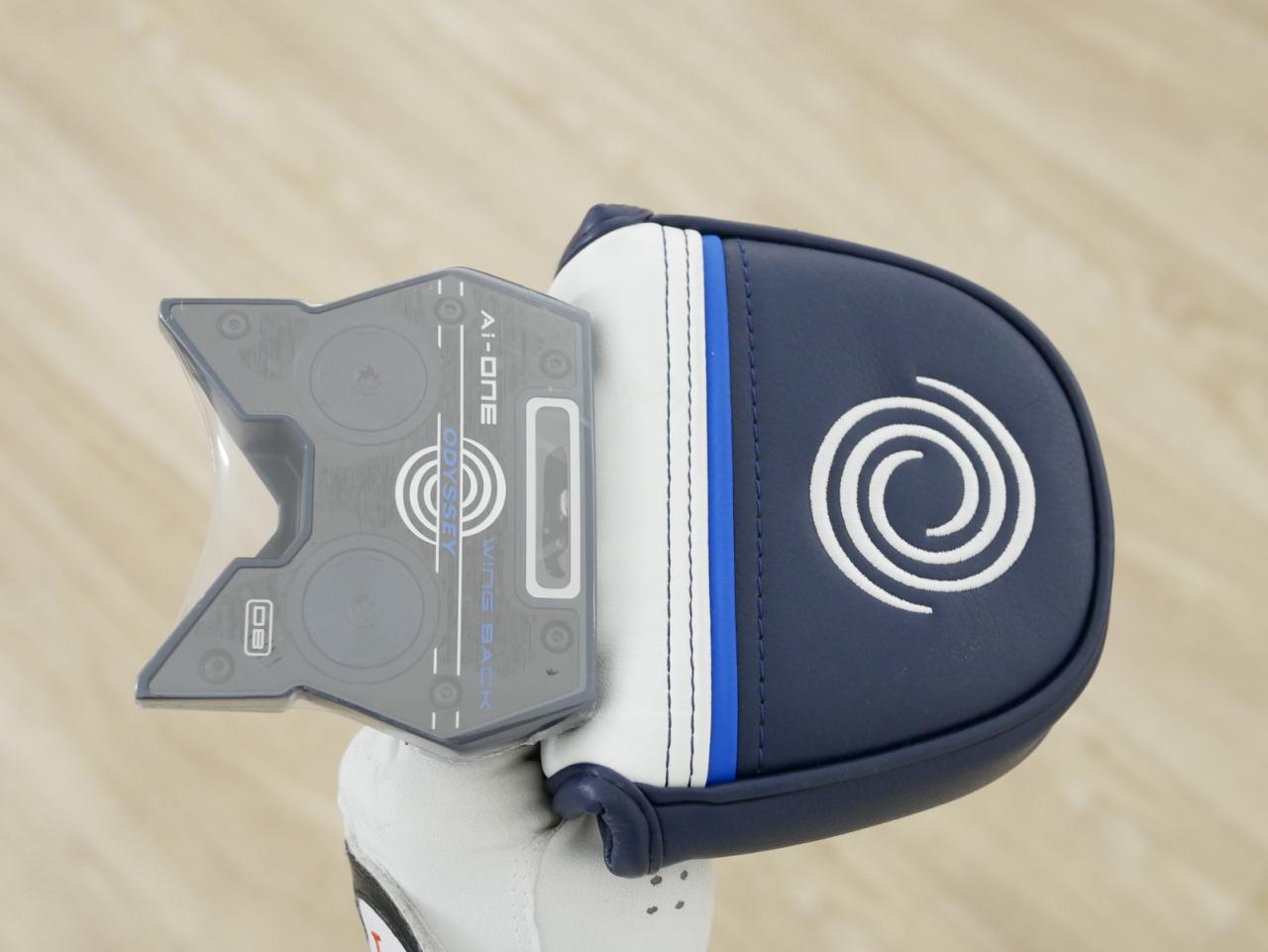 Putter : All : **ของใหม่ ยังไม่แกะพลาสติก** พัตเตอร์ Odyssey Ai-ONE Wing Back DB (ออกปี 2024) ก้าน Stroke LAB 90 ยาว 34 นิ้ว