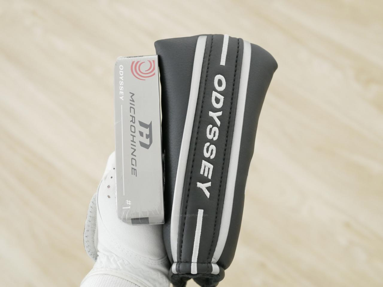 Putter : All : **ของใหม่ ยังไม่แกะพลาสติก** พัตเตอร์ Odyssey Microhinge #1 (รุ่นล่าสุด ปี 2025) ยาว 34 นิ้ว