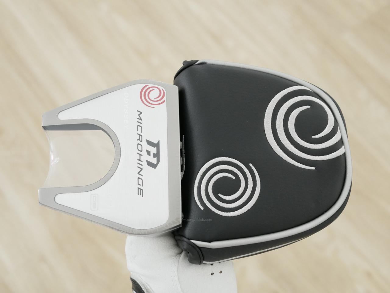 Putter : All : **ของใหม่ ยังไม่แกะพลาสติก** พัตเตอร์ Odyssey Microhinge #7 DB (รุ่นล่าสุด ปี 2025) ยาว 33 นิ้ว