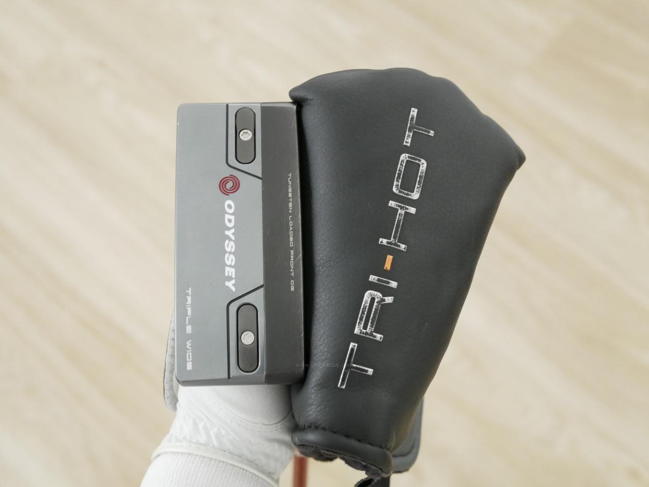 Putter : All : พัตเตอร์ Odyssey Tri-Hot 5K Triple Wide (รุ่นท้อปสุด ออกปี 2022) ก้าน Stroke Lab ยาว 32 นิ้ว