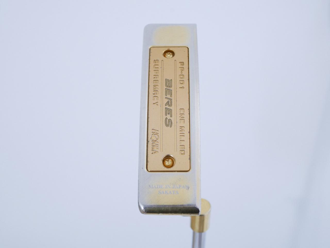Putter : All : พัตเตอร์ Honma Beres PP-001 Gold CNC Milled (รุ่นท้อปสุด) ยาว 34 นิ้ว