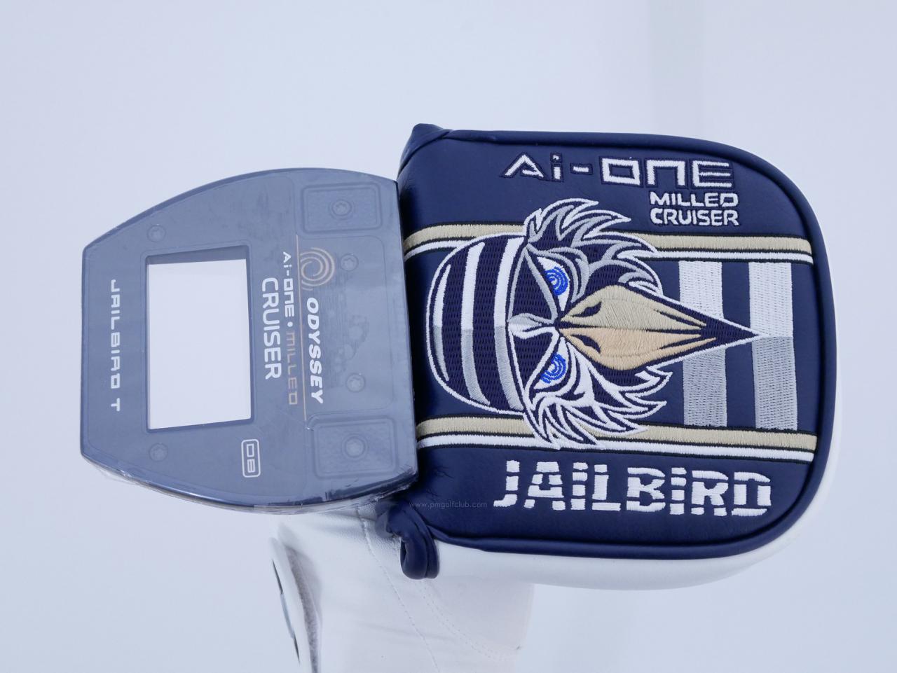 Putter : All : **ของใหม่ ยังไม่แกะพลาสติก** พัตเตอร์ Odyssey Ai-ONE Milled CRUISER Jailbird T DB (รุ่นล่าสุด ออกปี 2024) ก้าน Stroke LAB SL140 ยาว 38 นิ้ว