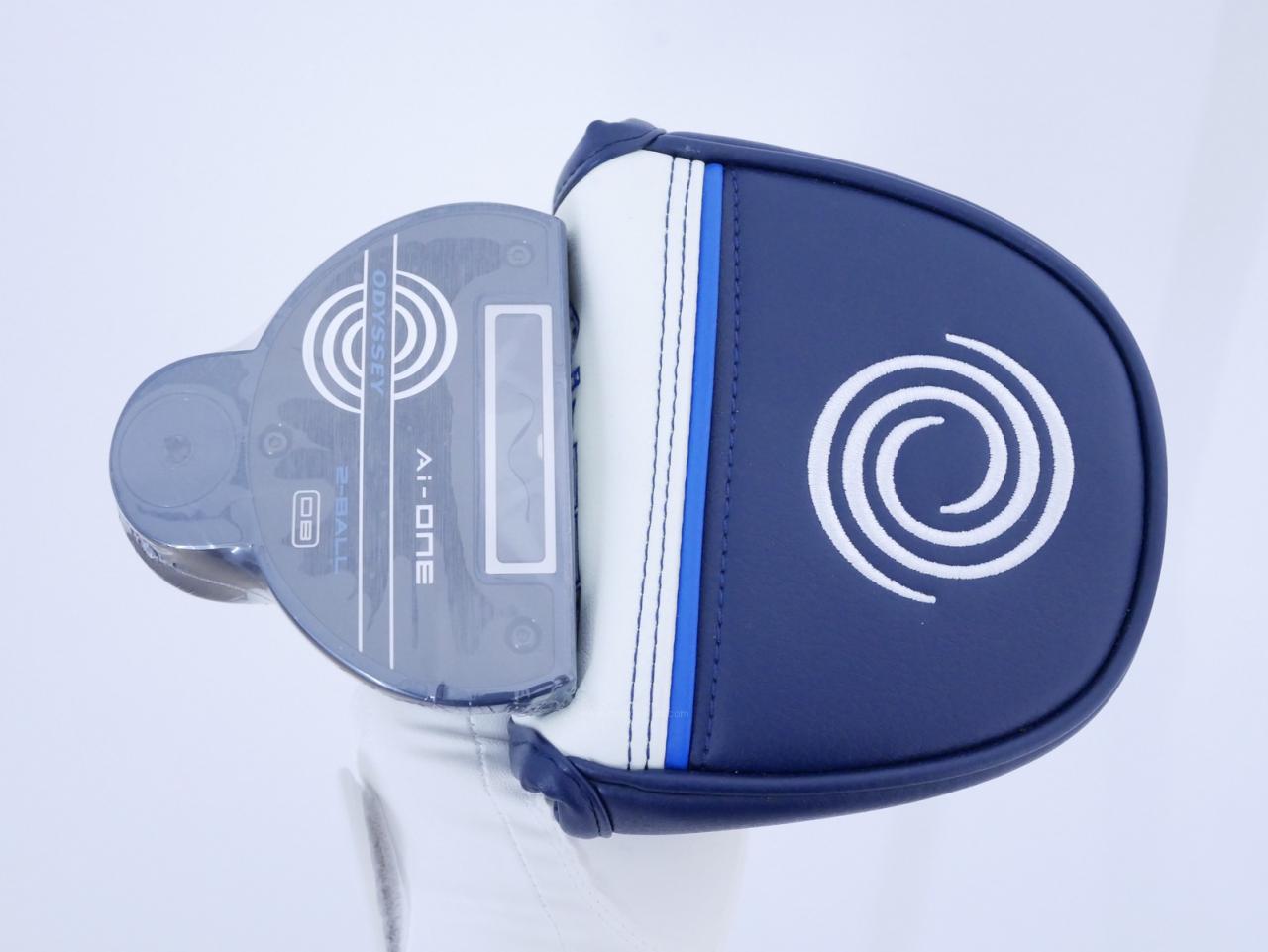 Putter : All : **ของใหม่ ยังไม่แกะพลาสติก** พัตเตอร์ Odyssey Ai-ONE 2-Ball DB (รุ่นล่าสุด ออกปี 2024) ก้าน Stroke LAB 90 ยาว 34 นิ้ว