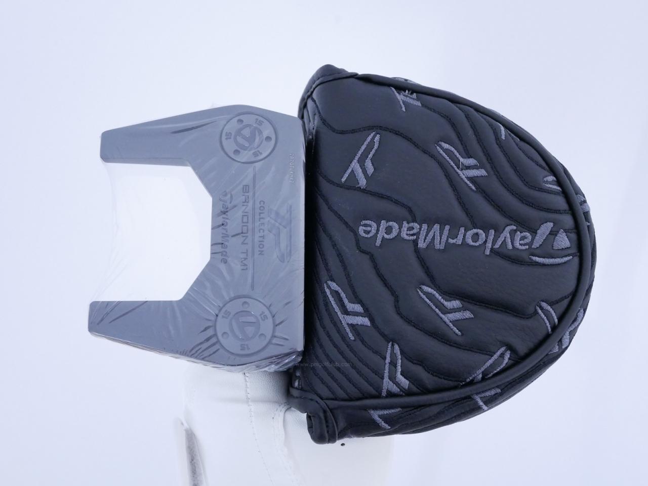 Putter : All : **ของใหม่ ยังไม่แกะพลาสติก** พัตเตอร์ Taylormade TP BLACK TRUSS BANDON TM1 (ปี 2021) ยาว 33 นิ้ว