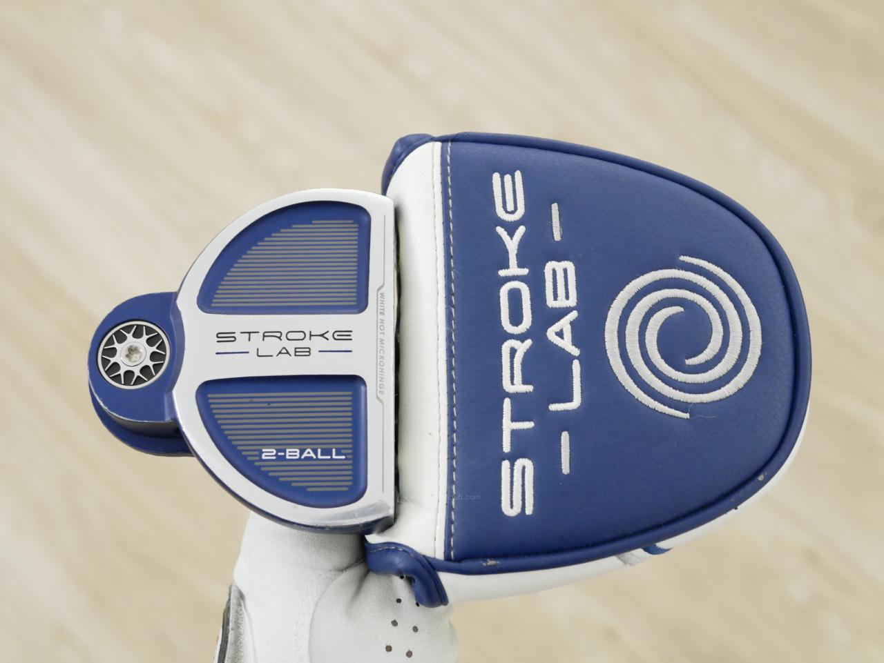 Putter : All : พัตเตอร์ Odyssey Stroke LAB 2-Ball Blue ก้าน Stroke LAB ยาว 32 นิ้ว