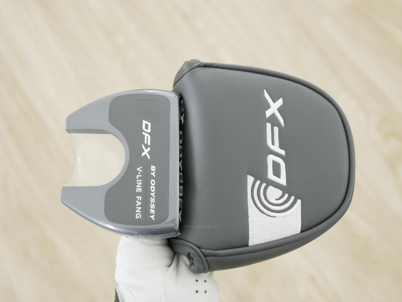 Putter : All : **ของใหม่ ยังไม่แกะพลาสติก** พัตเตอร์ Odyssey DFX V-Line Fang (รุ่นปี 2025) ยาว 34 นิ้ว