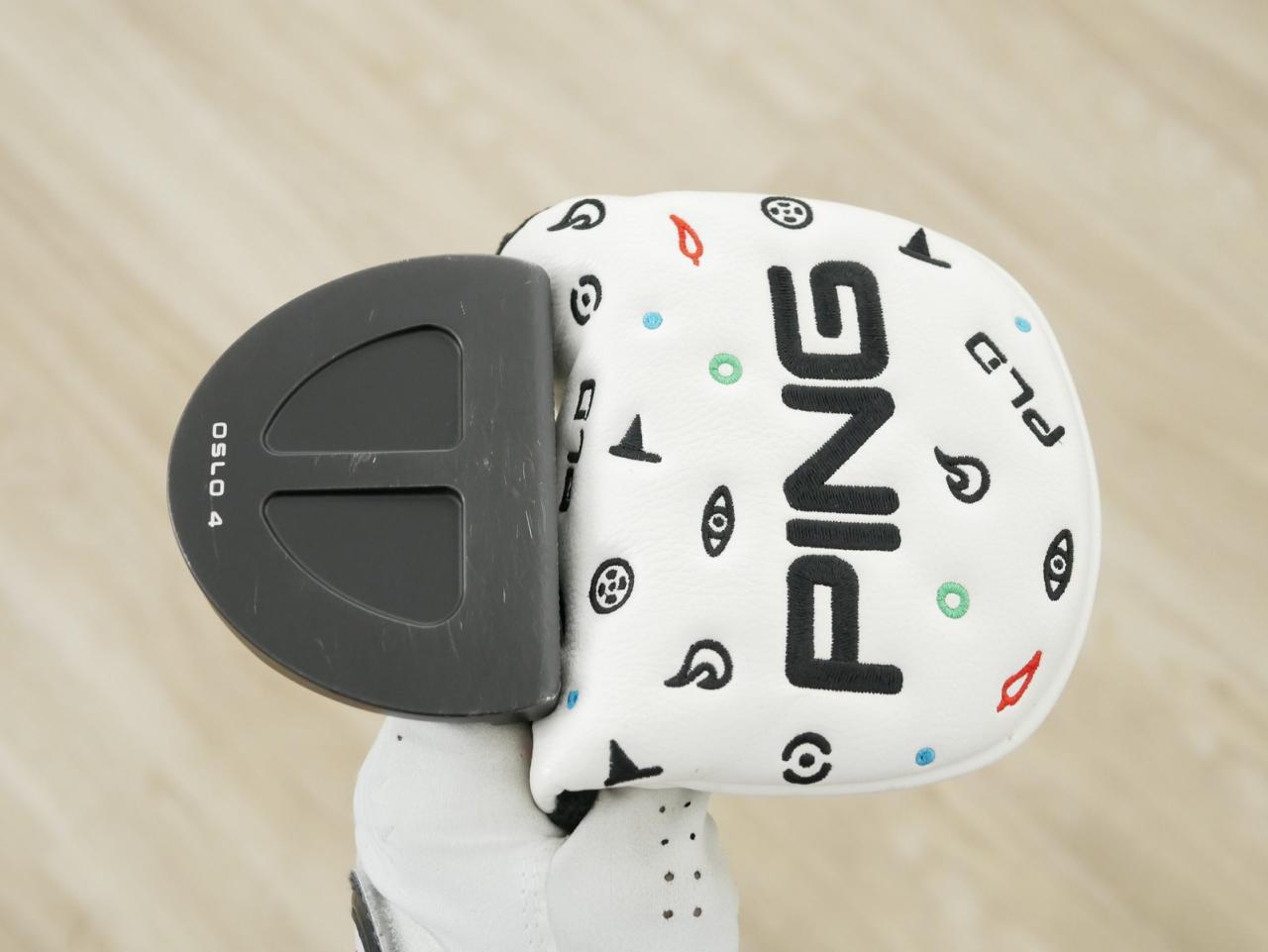 Putter : All : พัตเตอร์ Ping PLD OSLO 4 (ออกปี 2023 ตัวท้อปสุด) ยาว 34 นิ้ว