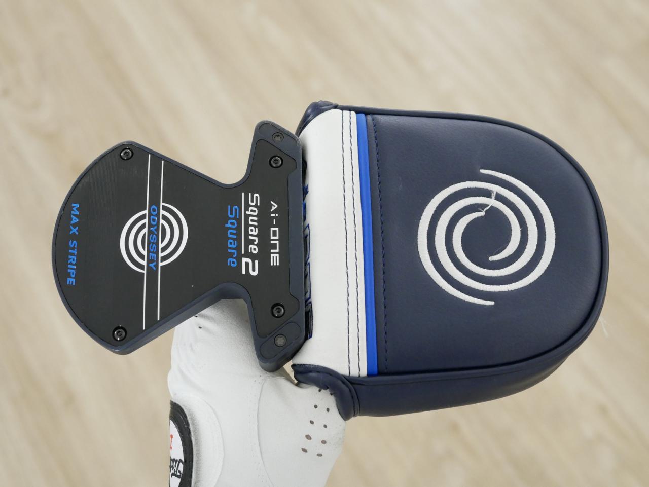 Putter : All : พัตเตอร์ Odyssey Ai-ONE Square 2 Square Max Stripe (รุ่นล่าสุด ออกปี 2025) ก้าน Stroke LAB 90 ยาว 34 นิ้ว