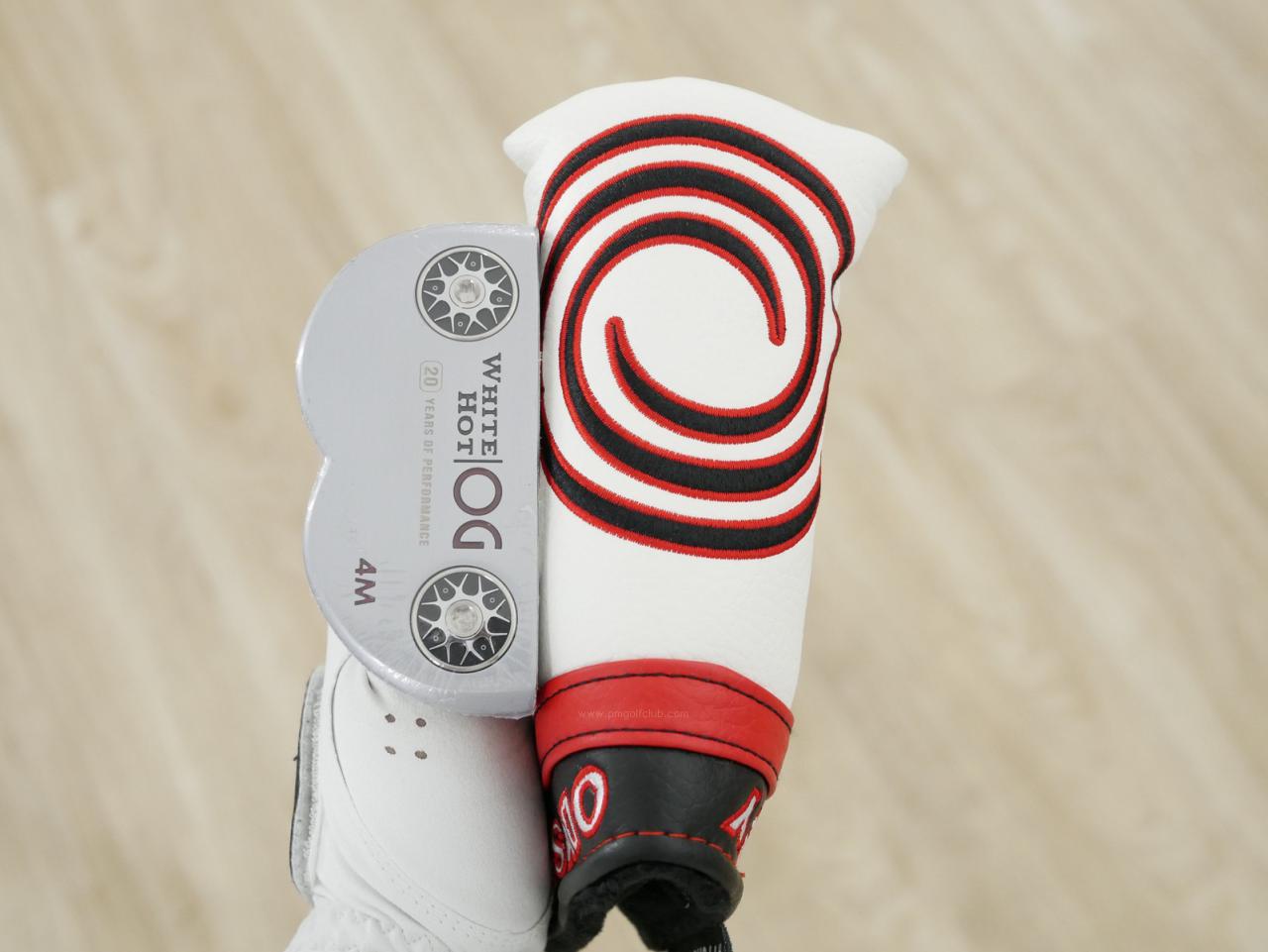 Putter : All : **ของใหม่ ยังไม่แกะพลาสติก** พัตเตอร์ Odyssey White Hot OG 4M ก้าน Stroke LAB ยาว 34 นิ้ว