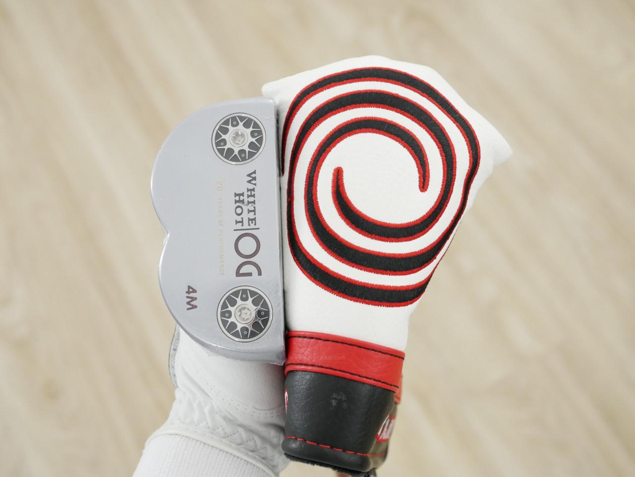 Putter : All : **ของใหม่ ยังไม่แกะพลาสติก** พัตเตอร์ Odyssey White Hot OG 4M ก้าน Stroke LAB ยาว 33 นิ้ว