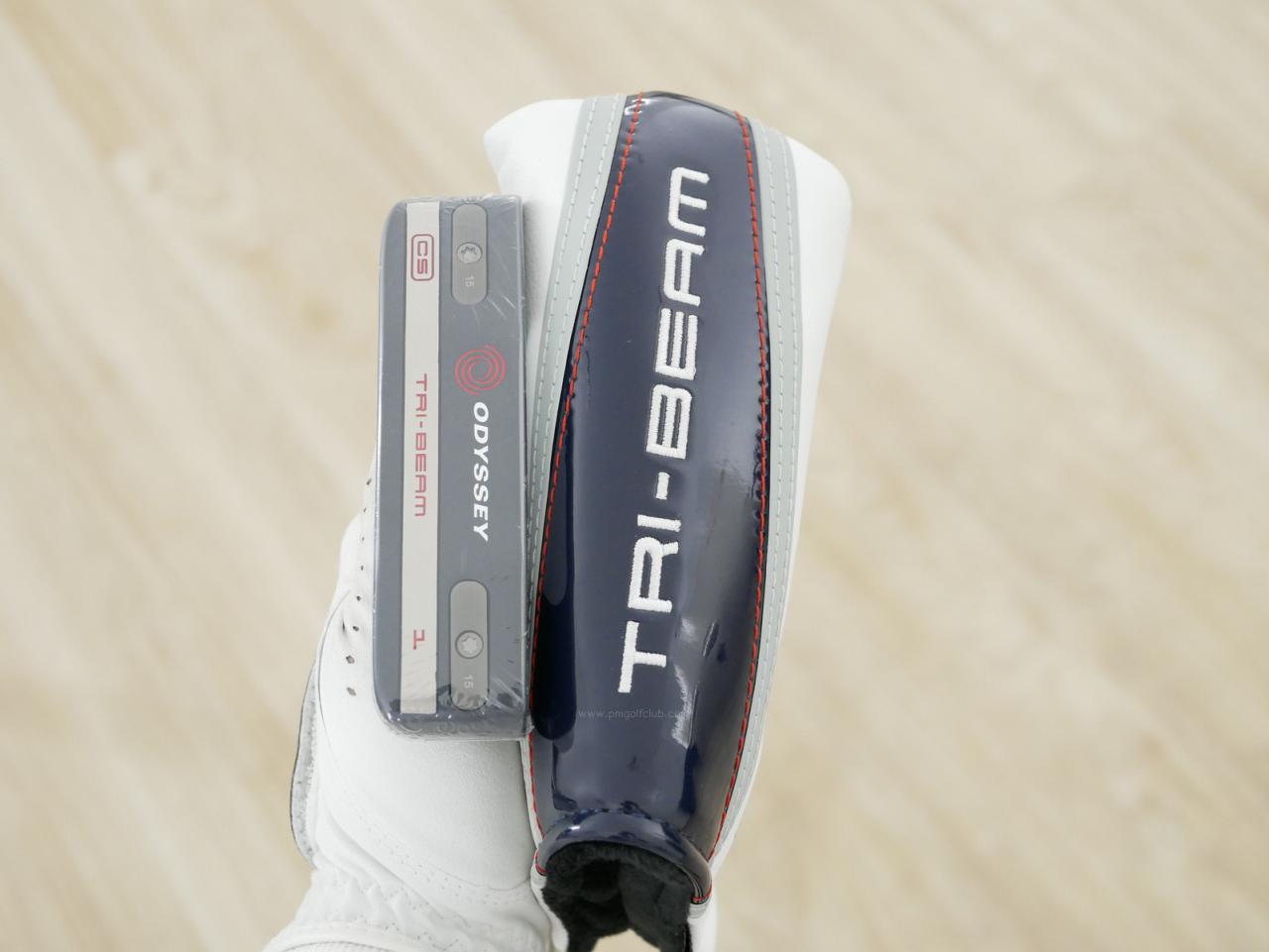 Putter : All : **ของใหม่ ยังไม่แกะพลาสติก** พัตเตอร์ Odyssey Tri-Beam 1 CS (ออกปี 2023) ก้าน Stroke LAB 70 ยาว 33 นิ้ว