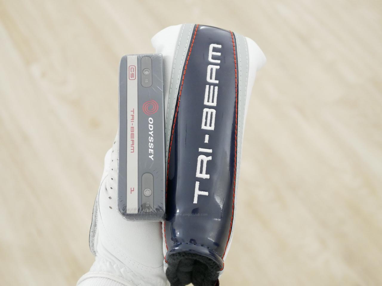 Putter : All : **ของใหม่ ยังไม่แกะพลาสติก** พัตเตอร์ Odyssey Tri-Beam 1 CS (ออกปี 2023) ก้าน Stroke LAB 70 ยาว 34 นิ้ว