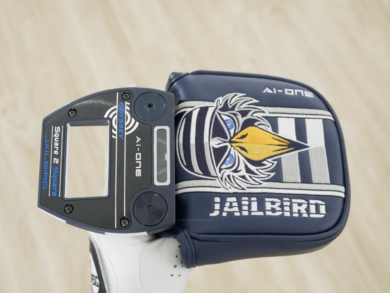 Putter : All : พัตเตอร์ Odyssey Ai-ONE Square 2 Square Jailbird (ปี 2025) ก้าน Stroke LAB SL90 ยาว 34 นิ้ว