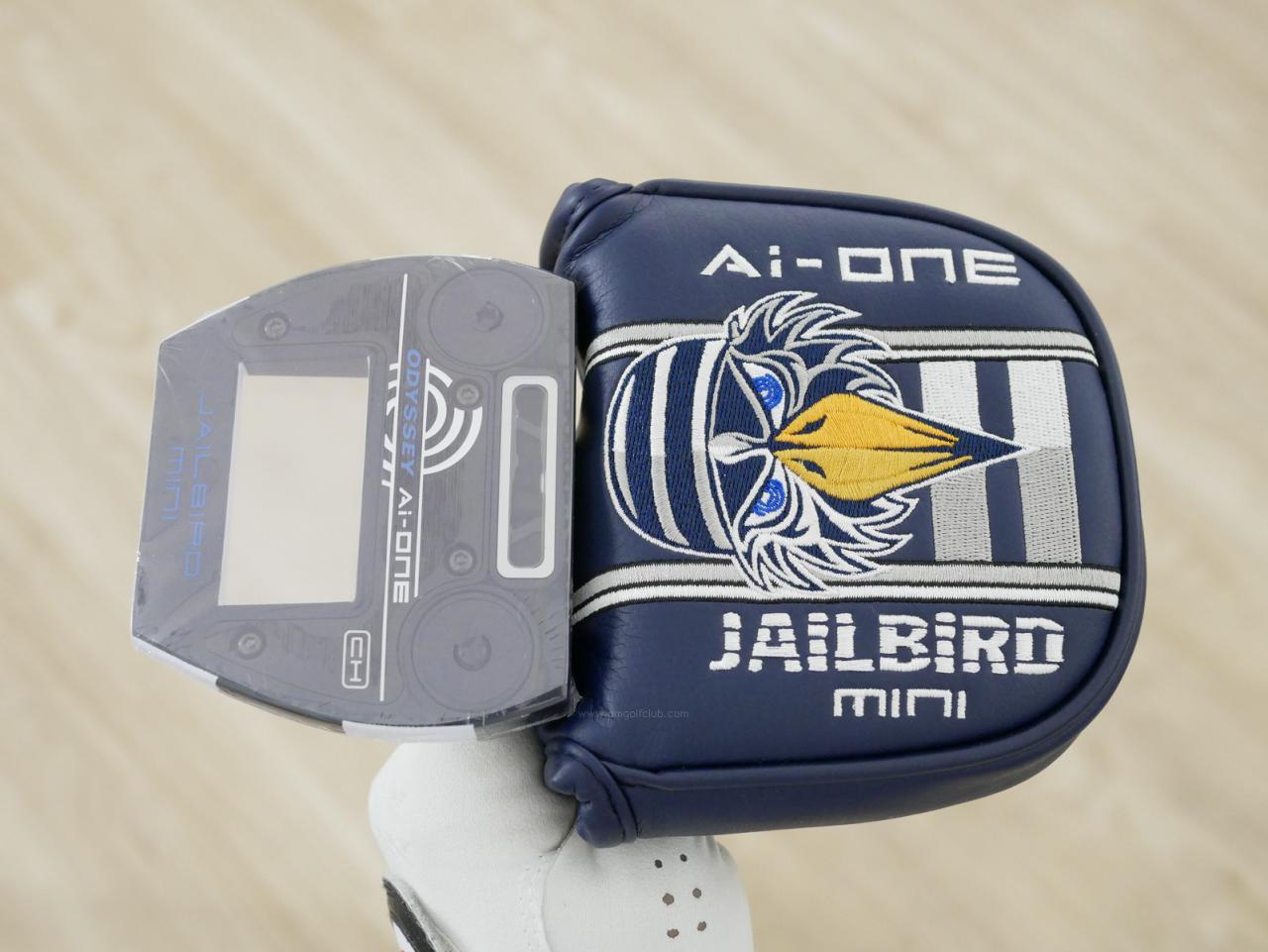 Putter : All : **ของใหม่ ยังไม่แกะพลาสติก** พัตเตอร์ Odyssey Ai-ONE Jailbird Mini CH (ออกปี 2024) ก้าน Stroke LAB 90 ยาว 34 นิ้ว