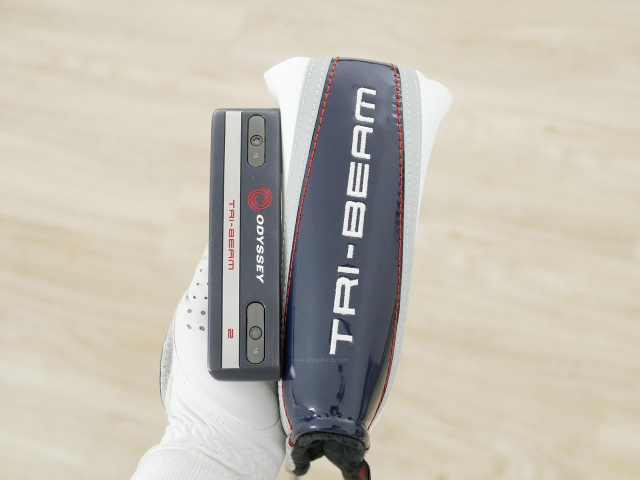 Putter : All : พัตเตอร์ Odyssey Tri-Beam 2 (ออกปี 2023) ก้าน Stroke LAB 70 ยาว 34 นิ้ว