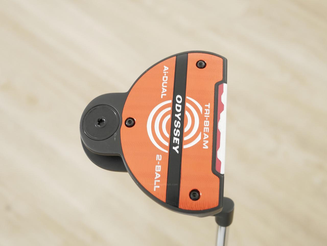 Putter : All : พัตเตอร์ Odyssey Ai-DUAL TRI-BEAM 2-Ball (รุ่นล่าสุด ออกปี 2026) ยาว 34 นิ้ว