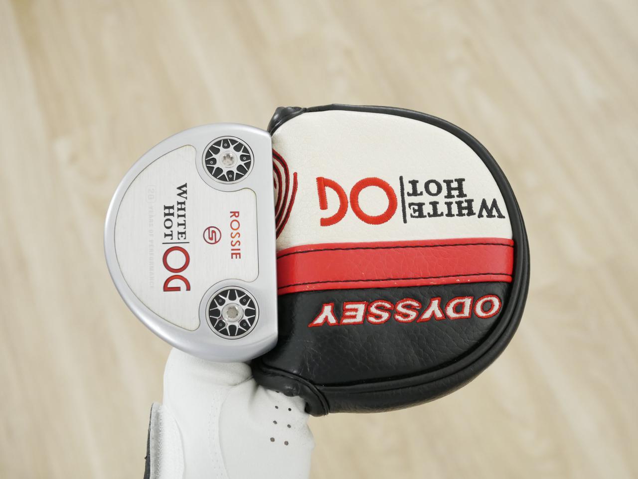 Putter : All : พัตเตอร์ Odyssey White Hot OG Rossie S ก้าน Stroke LAB ยาว 34 นิ้ว