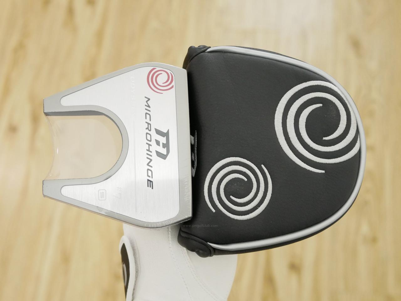 Putter : All : **ของใหม่ ยังไม่แกะพลาสติก** พัตเตอร์ Odyssey Microhinge #7S (รุ่นล่าสุด ปี 2025) ยาว 34 นิ้ว