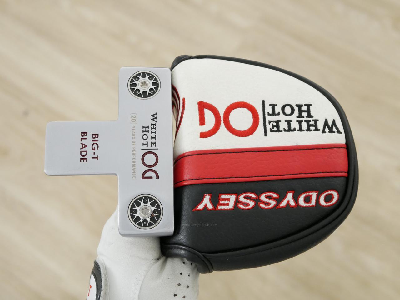 Putter : All : พัตเตอร์ Odyssey White Hot OG BIG-T BLADE ก้าน Stroke LAB ยาว 34 นิ้ว