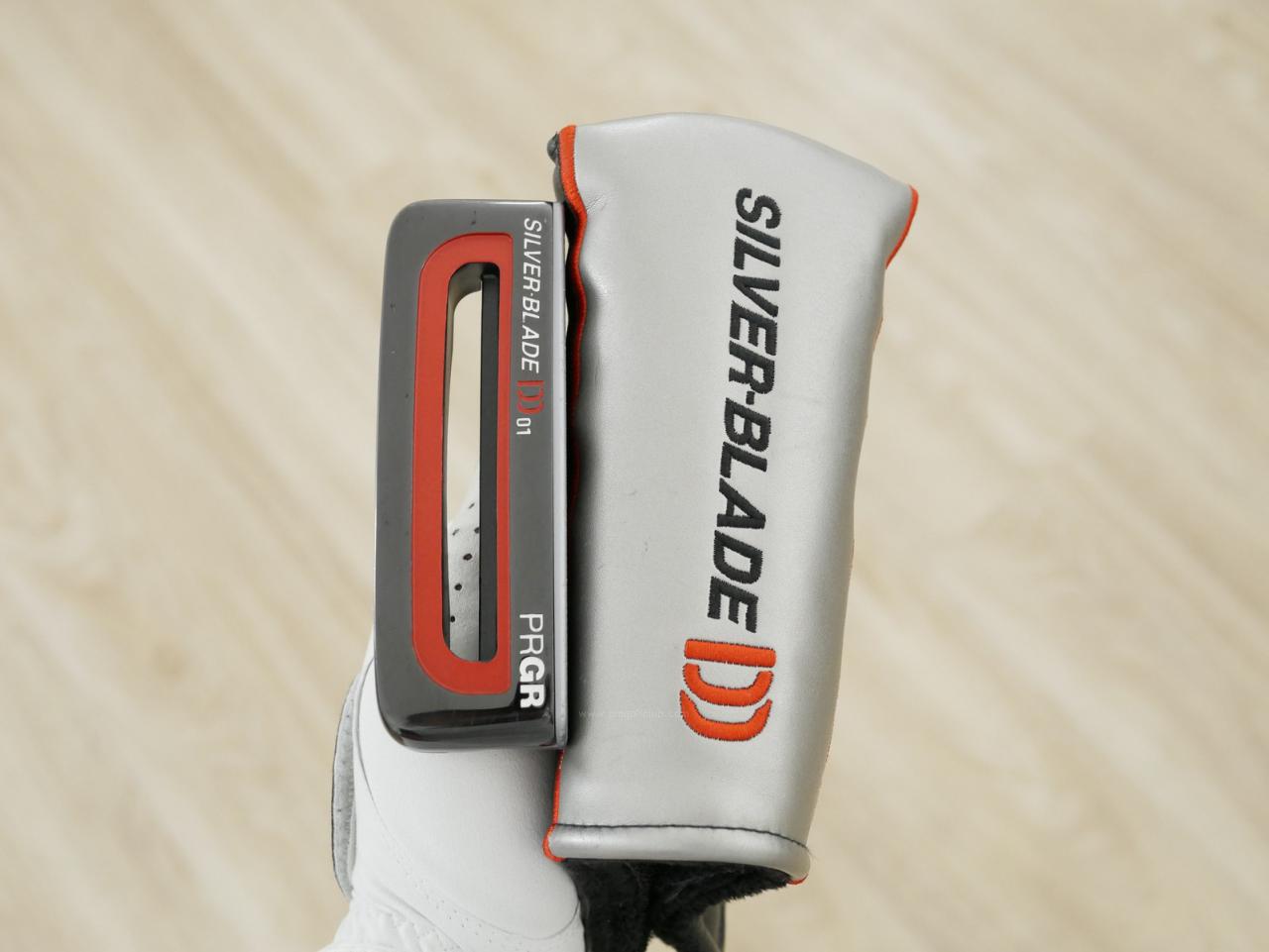 Putter : All : พัตเตอร์ PRGR Silver-Blade DD 01 (Mallet) ยาว 34 นิ้ว