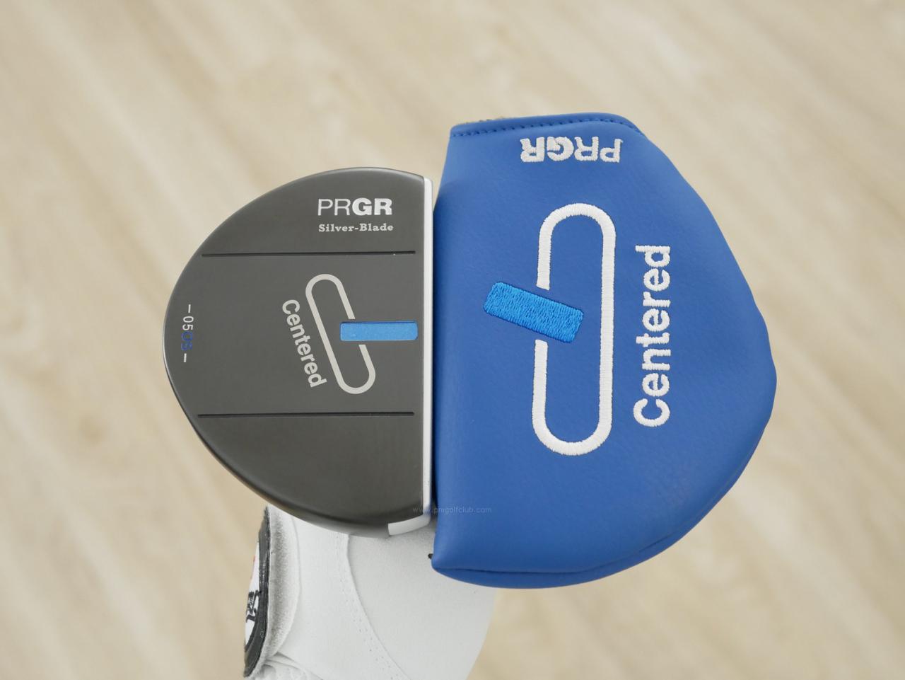 Putter : All : พัตเตอร์ PRGR Silver-Blade Centered 05OS (Mallet) ยาว 34 นิ้ว