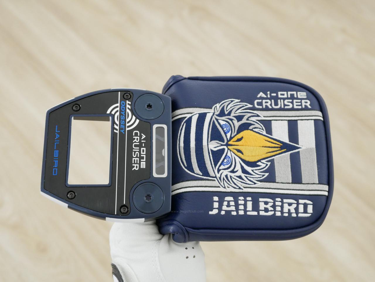 Putter : All : พัตเตอร์ Odyssey Ai-ONE Cruiser Jailbird ก้าน Stroke LAB SL140 ยาว 38 นิ้ว