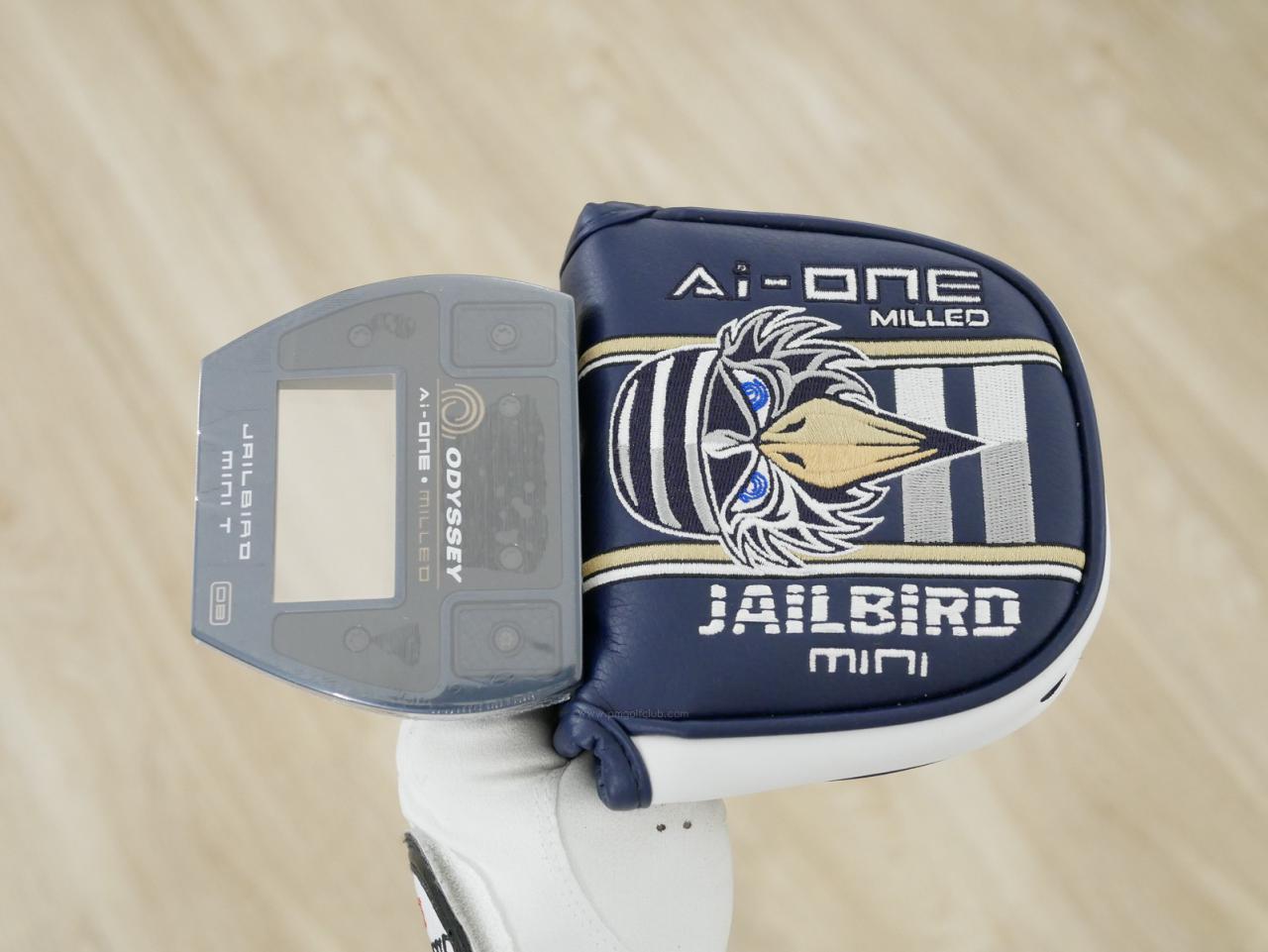 Putter : All : **ของใหม่ ยังไม่แกะพลาสติก** พัตเตอร์ Odyssey Ai-ONE Milled Jailbird Mini T DB (รุ่นท็อป ออกปี 2024) ก้าน Stroke LAB 90 ยาว 34 นิ้ว