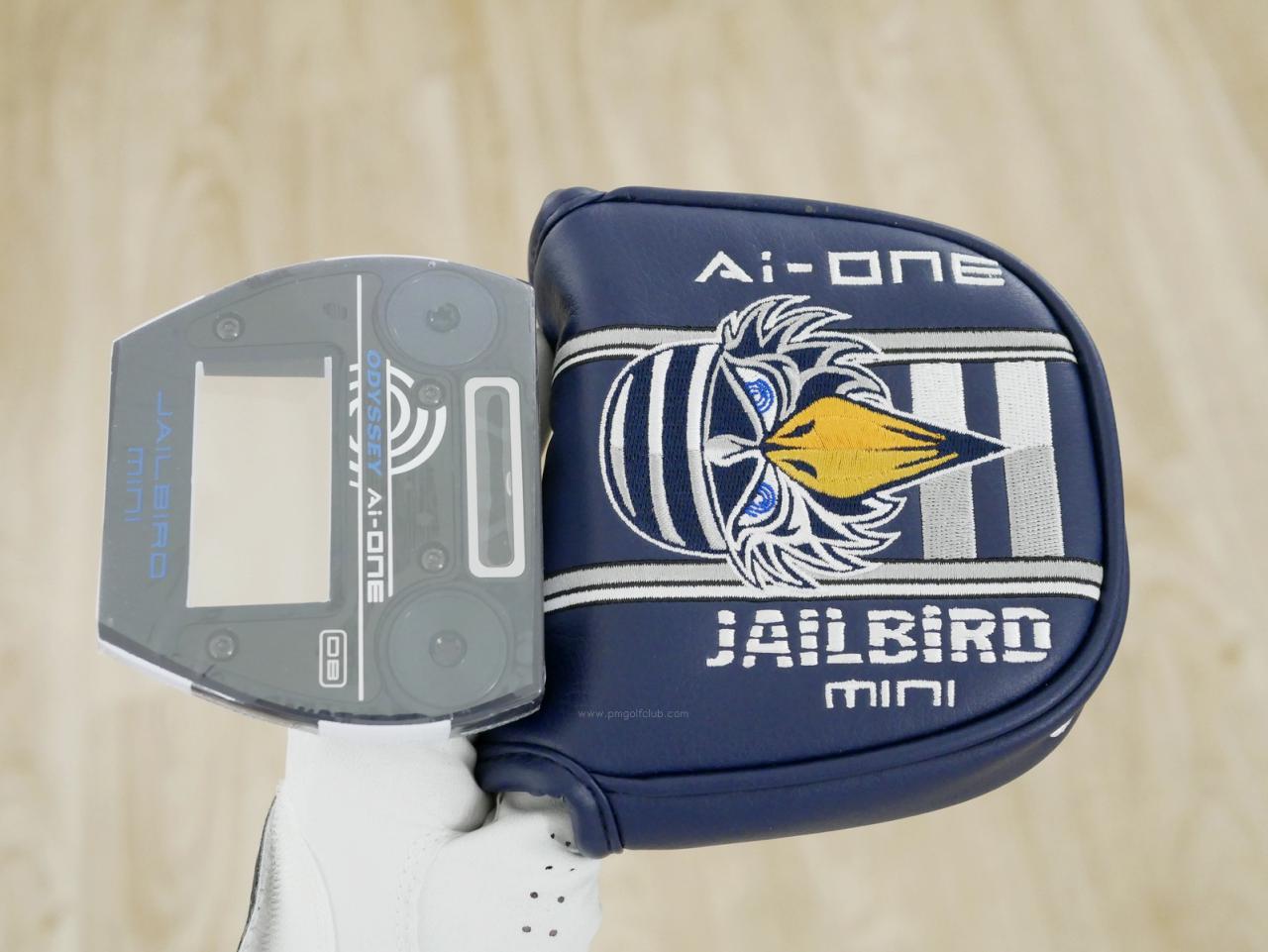 Putter : All : **ของใหม่ ยังไม่แกะพลาสติก** พัตเตอร์ Odyssey Ai-ONE Jailbird Mini DB (รุ่นล่าสุด ออกปี 2024) ก้าน Stroke LAB 90 ยาว 34 นิ้ว