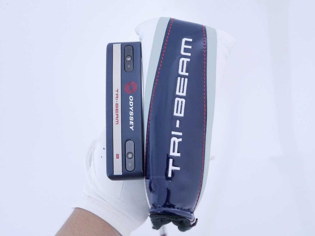 Putter : All : พัตเตอร์ Odyssey TRI-BEAM #2 (ออกปี 2023) ก้าน Stroke LAB 70 ยาว 34 นิ้ว