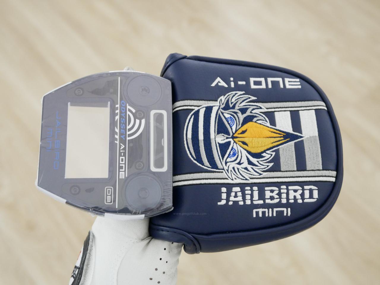 Putter : All : **ของใหม่ ยังไม่แกะพลาสติก** พัตเตอร์ Odyssey Ai-ONE Jailbird Mini DB (รุ่นล่าสุด ออกปี 2024) ก้าน Stroke LAB 90 ยาว 33 นิ้ว