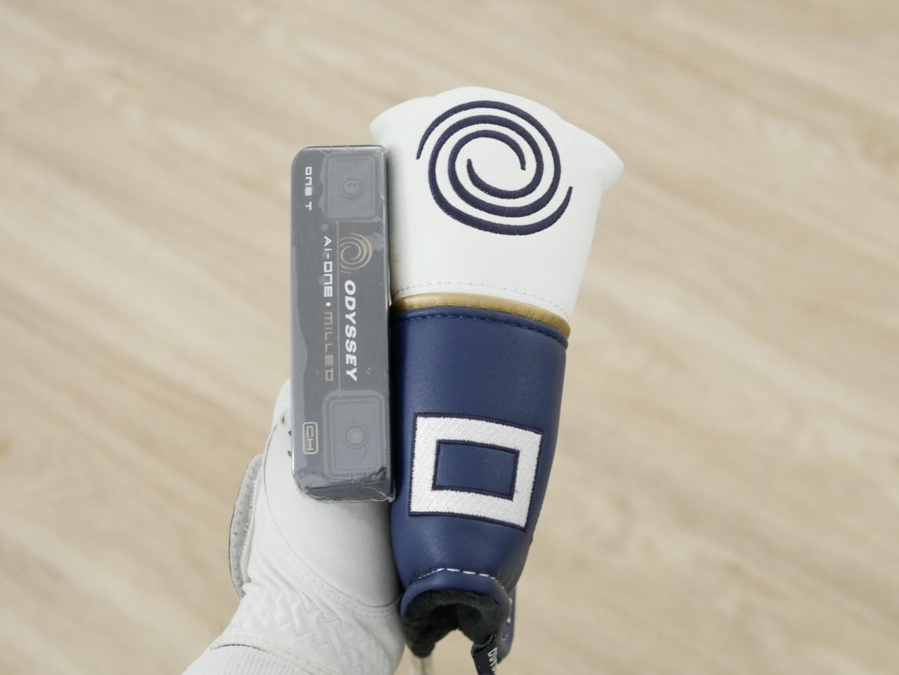 Putter : All : **ของใหม่ยังไม่แกะพลาสติก** พัตเตอร์ Odyssey Ai-ONE Milled ONE T (รุ่นท็อป ออกปี 2024) ก้าน Stroke LAB 90 ยาว 34 นิ้ว