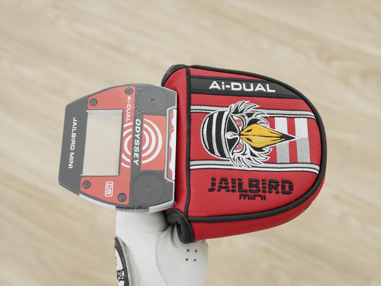 Putter : All : **ของใหม่ ยังไม่แกะพลาสติก** พัตเตอร์ Odyssey Ai-DUAL Jailbird Mini DB (รุ่นล่าสุด ออกปี 2026) ยาว 33 นิ้ว