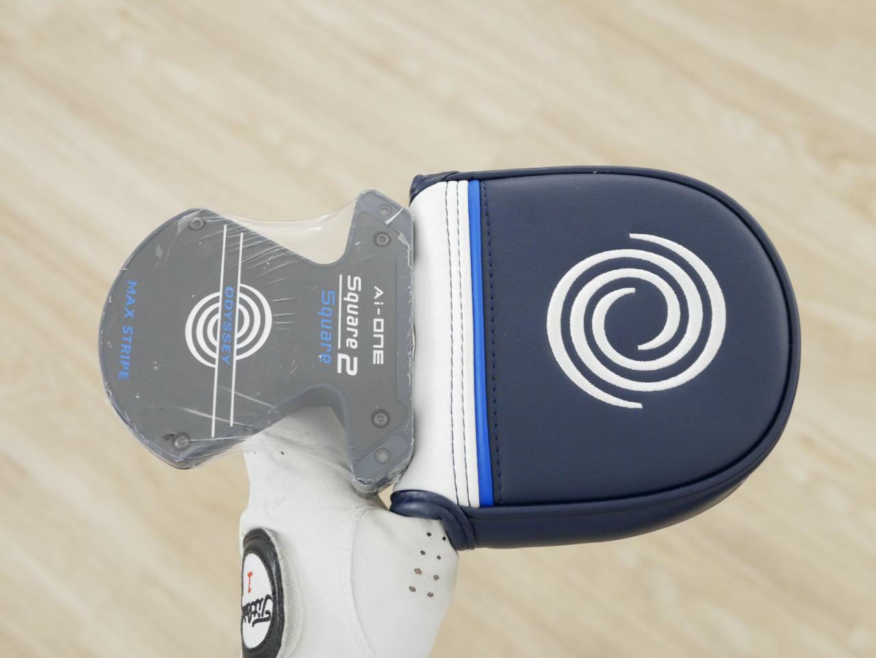 Putter : All : **ของใหม่ ยังไม่แกะพลาสติก** พัตเตอร์ Odyssey Ai-ONE Square 2 Square Max Stripe (ออกปี 2025) ก้าน Stroke LAB 90 ยาว 34 นิ้ว