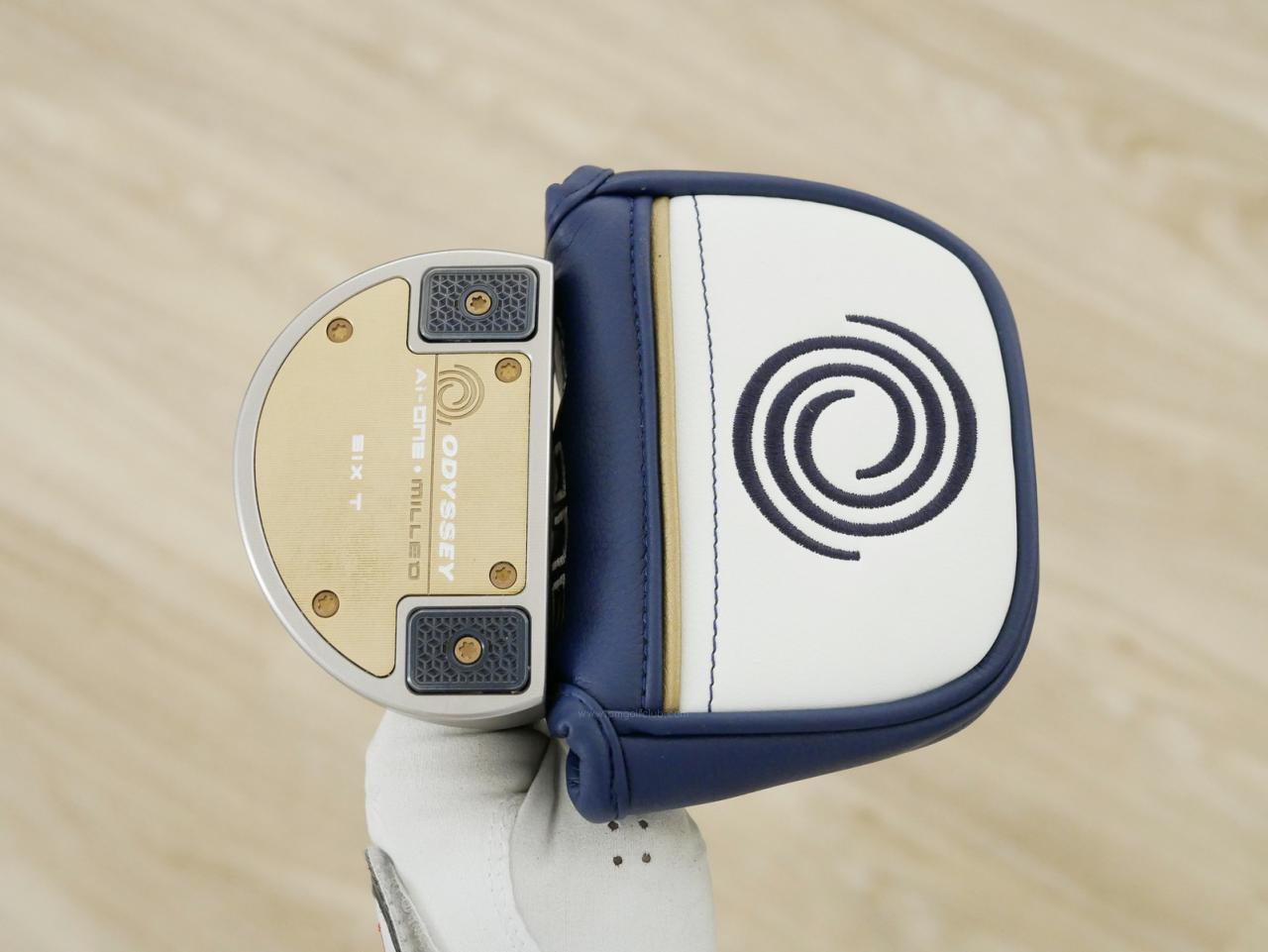 Putter : All : พัตเตอร์ Odyssey Ai-ONE Milled Silver SIX T (รุ่นท็อป ล่าสุด ออกปี 2024) ก้าน Stroke LAB 90 ยาว 33 นิ้ว