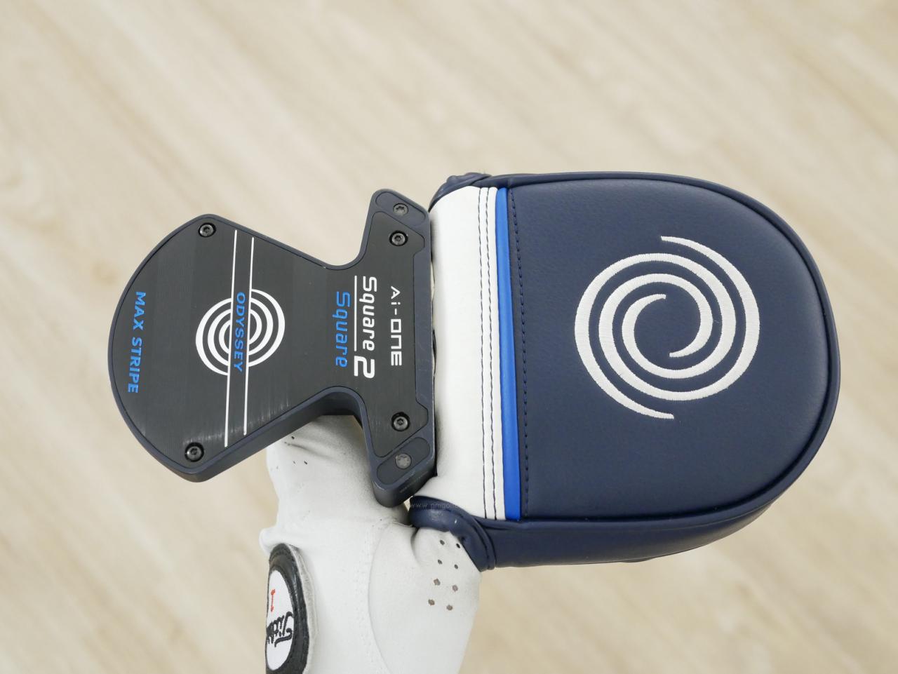 Putter : All : พัตเตอร์ Odyssey Ai-ONE Square 2 Square Max Stripe (ออกปี 2025) ก้าน Stroke LAB 90 ยาว 34 นิ้ว