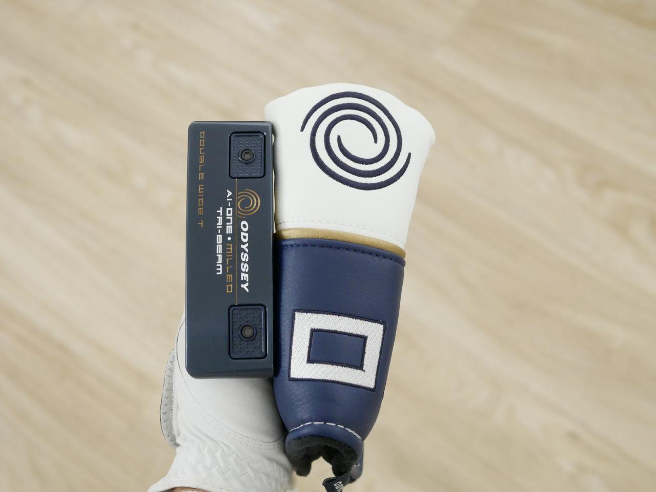 Putter : All : พัตเตอร์ Odyssey Ai-ONE Milled TRI BEAM DOUBLE WIDE T (รุ่นท็อป ออกปี 2024) ก้าน Stroke LAB 90 ยาว 34 นิ้ว